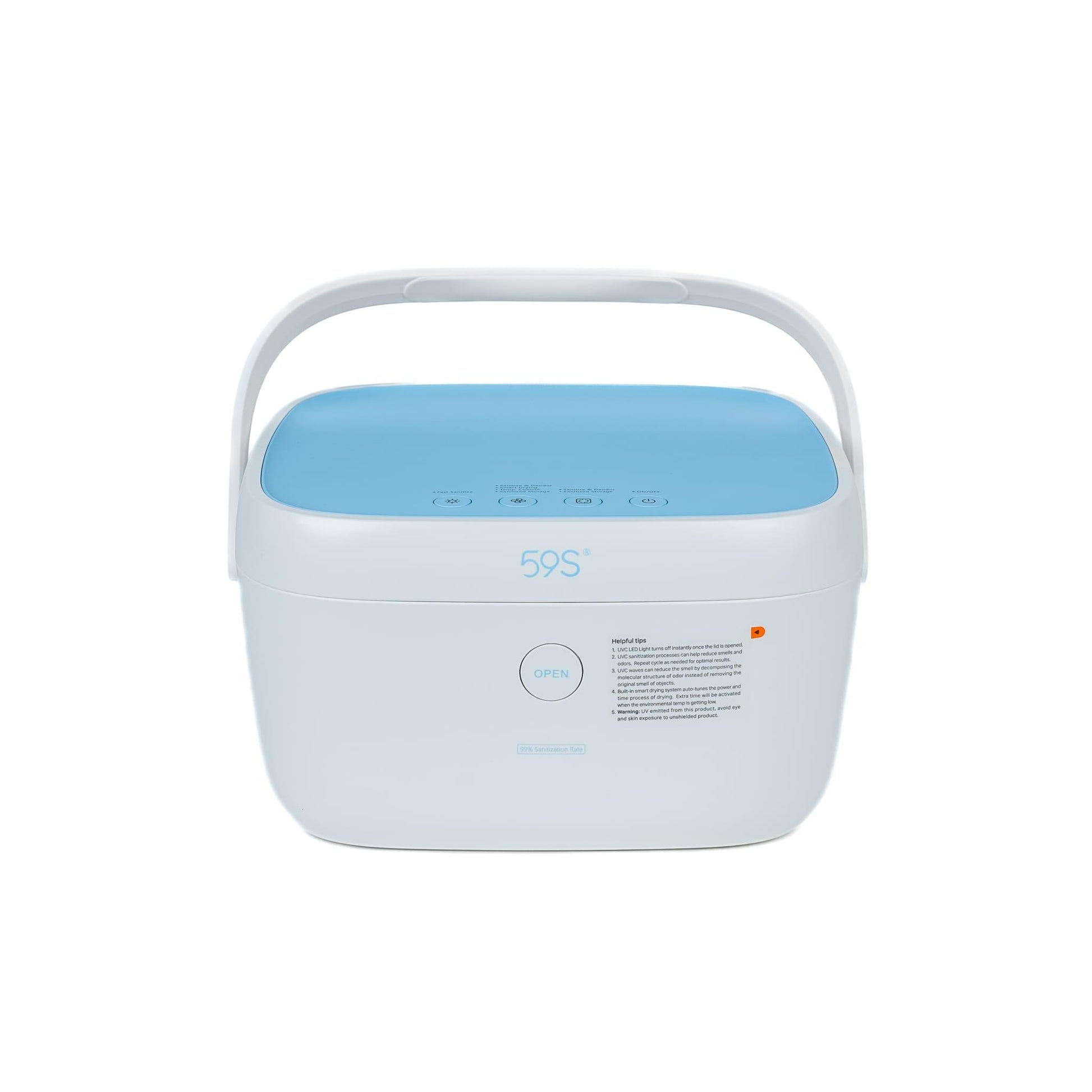 Liviliti Paptizer UVC LED Smart CPAP Sanitizer - front view | sleeping.com
