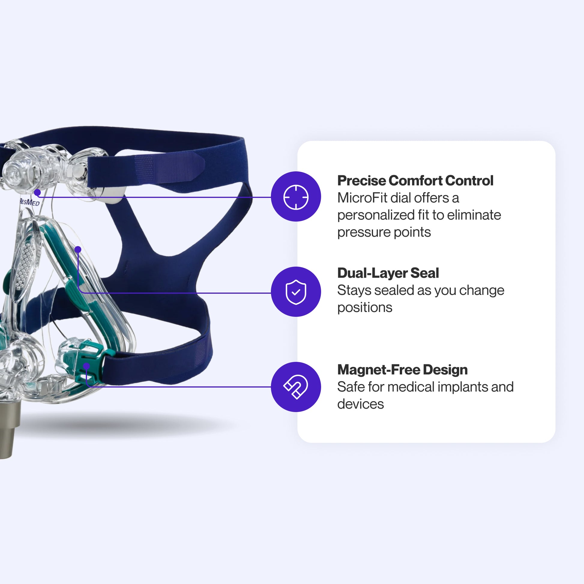 Mirage Quattro Full Face CPAP Mask