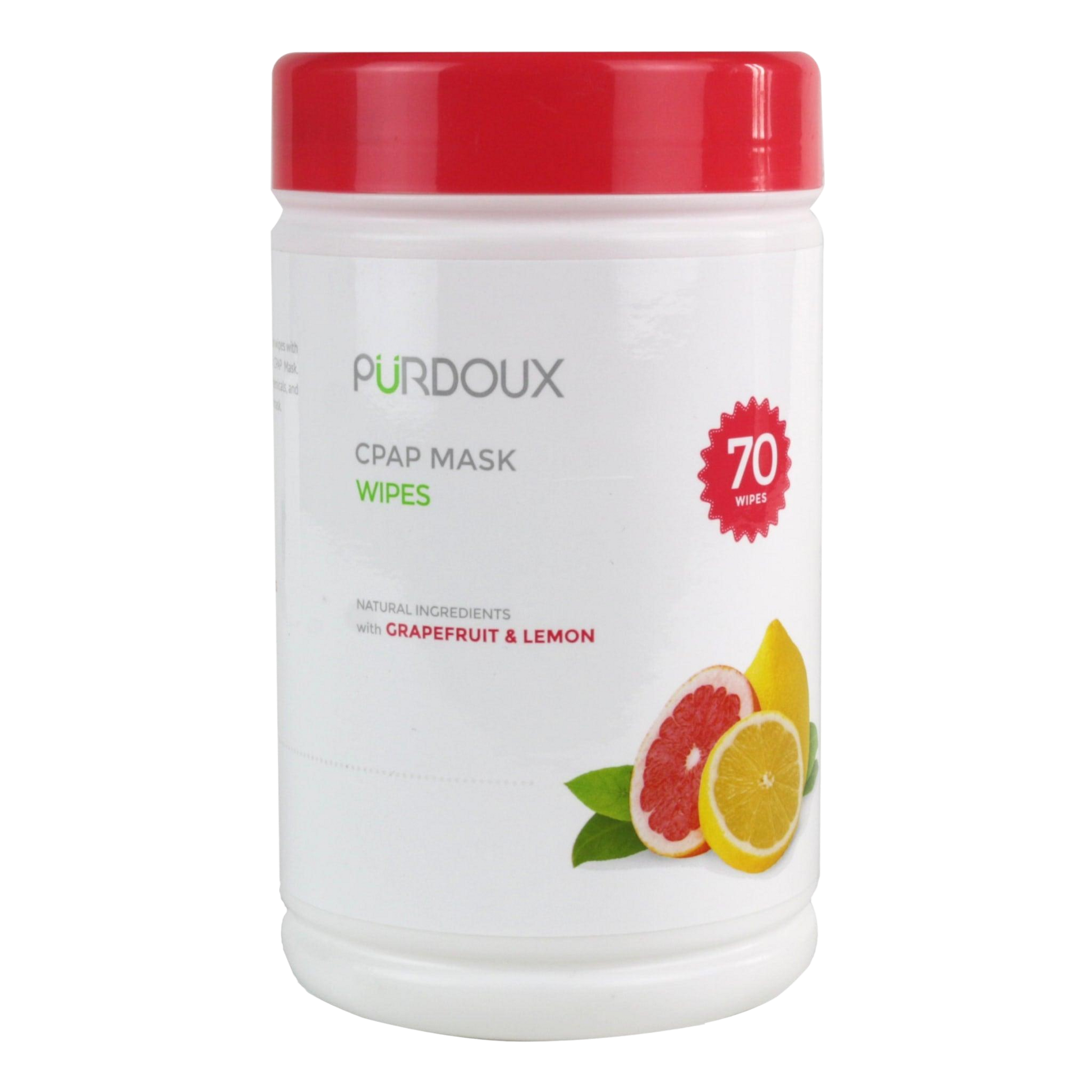 Purdoux CPAP Mask Wipes with Grapefruit and Lemon