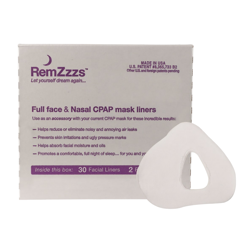 Product image for RemZzzs Padded Full Face CPAP Mask Liners (30-day Supply)