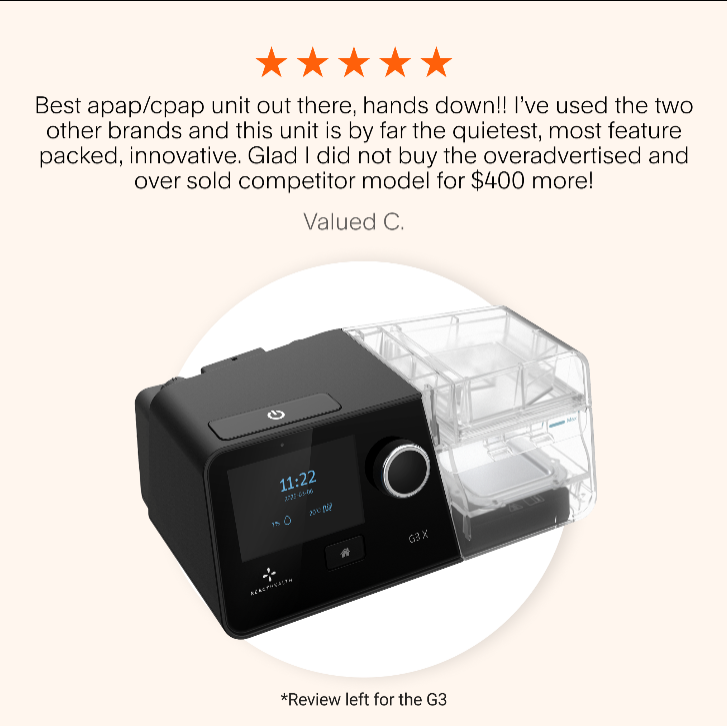 React Health G3 X with Nova Nasal Mask