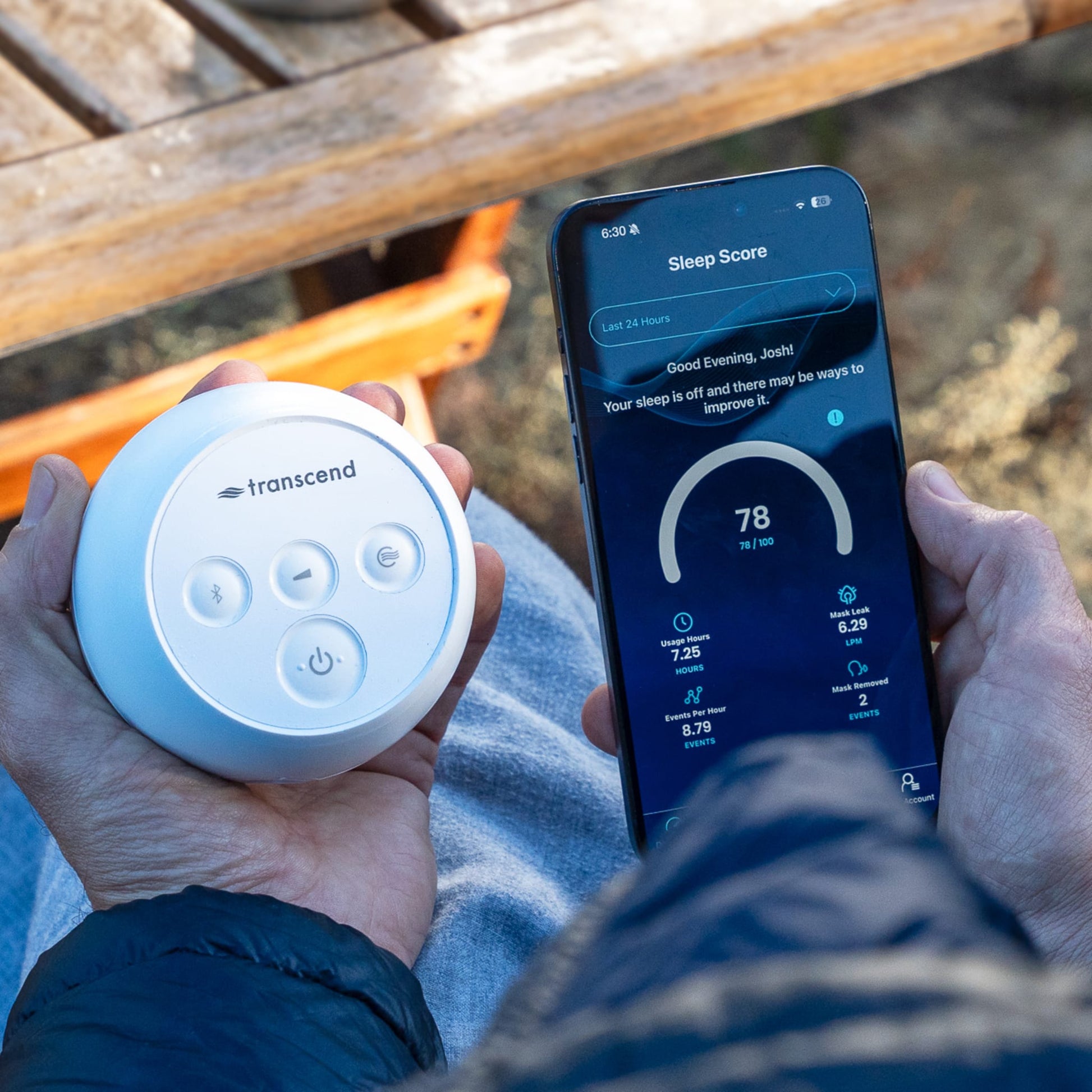 Transcend Micro Auto Travel CPAP Machine