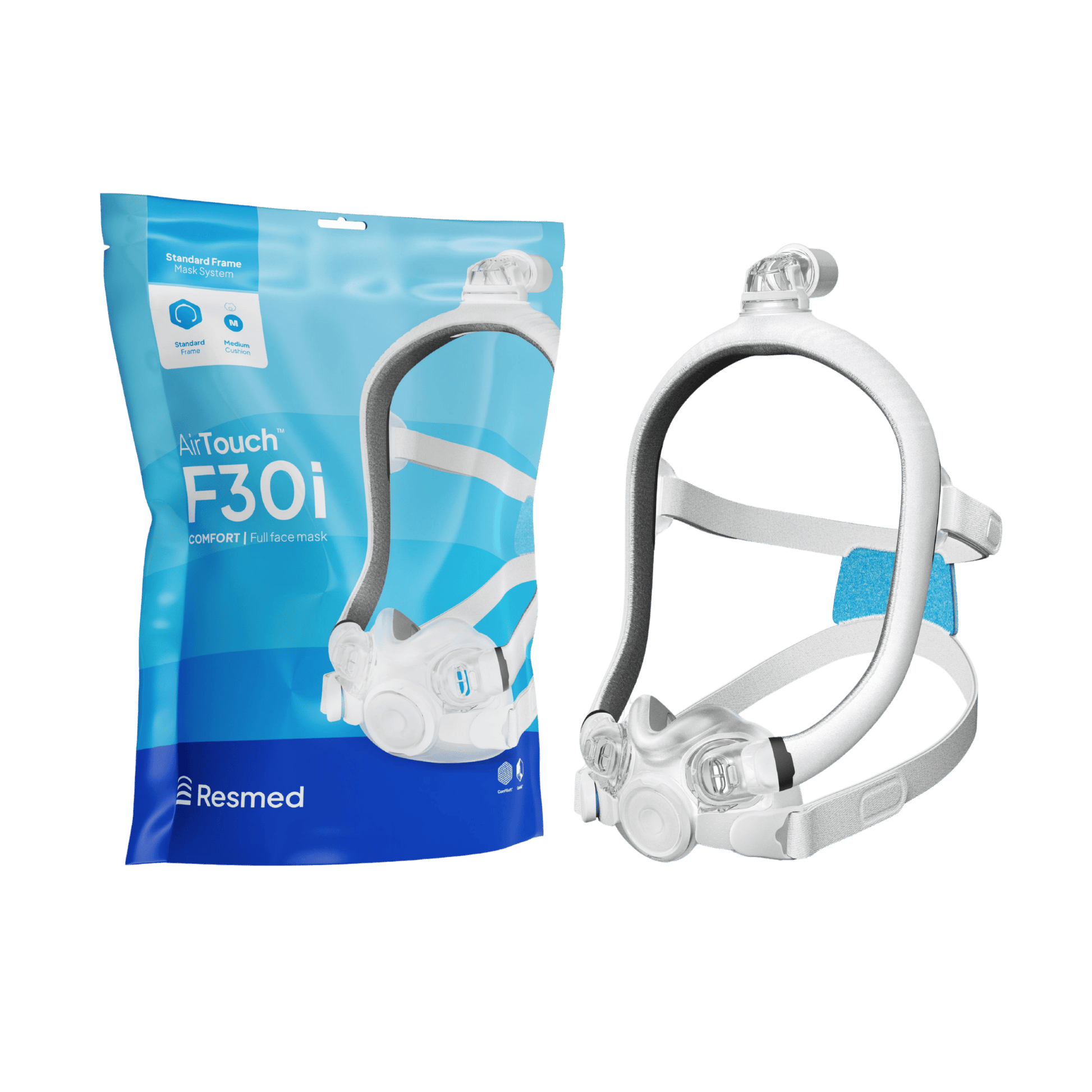 AirTouch F30i Comfort next to packaging