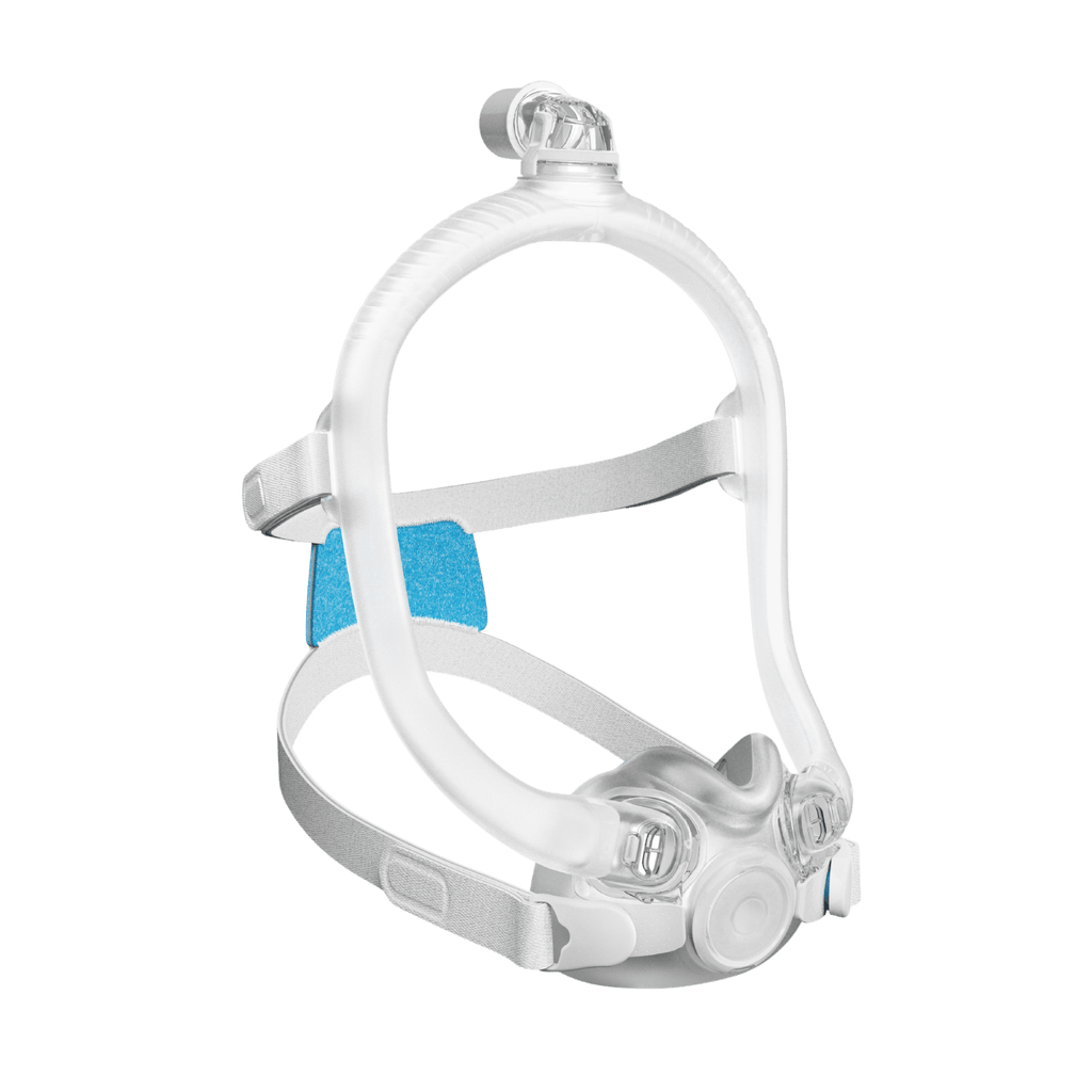 front left quarter view of airtouch f30i full face cpap mask