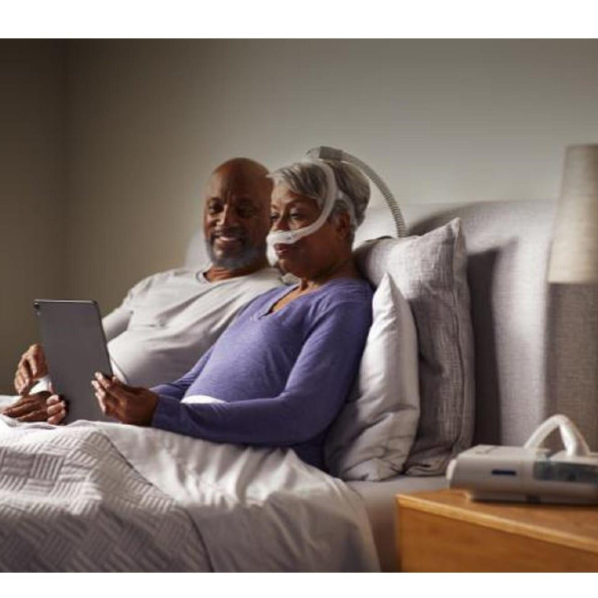 Product image for DreamWear Silicone Nasal Pillow CPAP Mask with Headgear - Fit Pack (All Nasal Pillows with Medium Frame) - Thumbnail Image #4