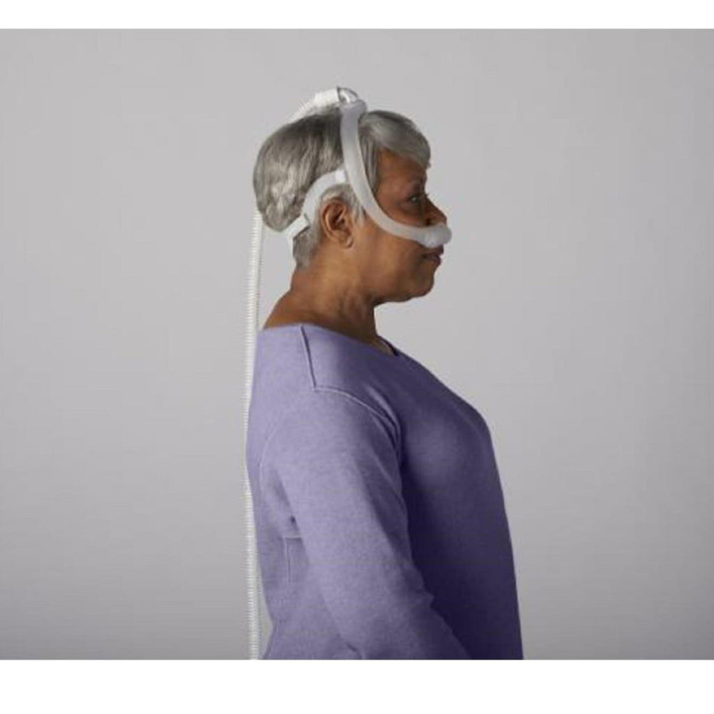 Product image for DreamWear Silicone Nasal Pillow CPAP Mask with Headgear - Fit Pack (All Nasal Pillows with Medium Frame) - Thumbnail Image #5