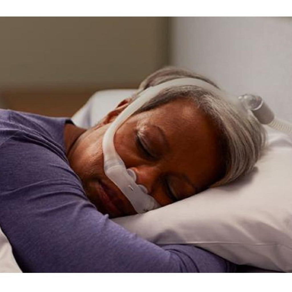 Product image for DreamWear Silicone Nasal Pillow CPAP Mask with Headgear - Fit Pack (All Nasal Pillows with Medium Frame) - Thumbnail Image #6