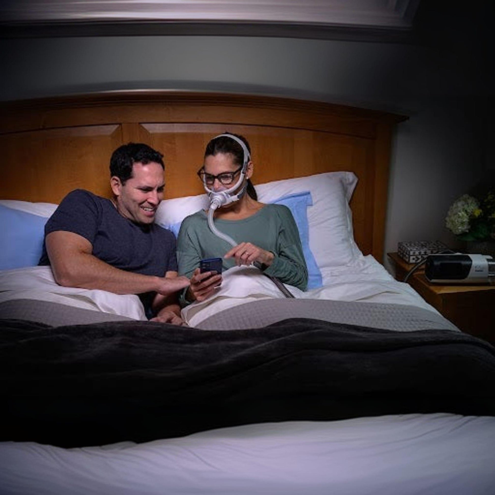 ResMed AirFit F40 Full Face CPAP Mask with Headgear - sleeping.com