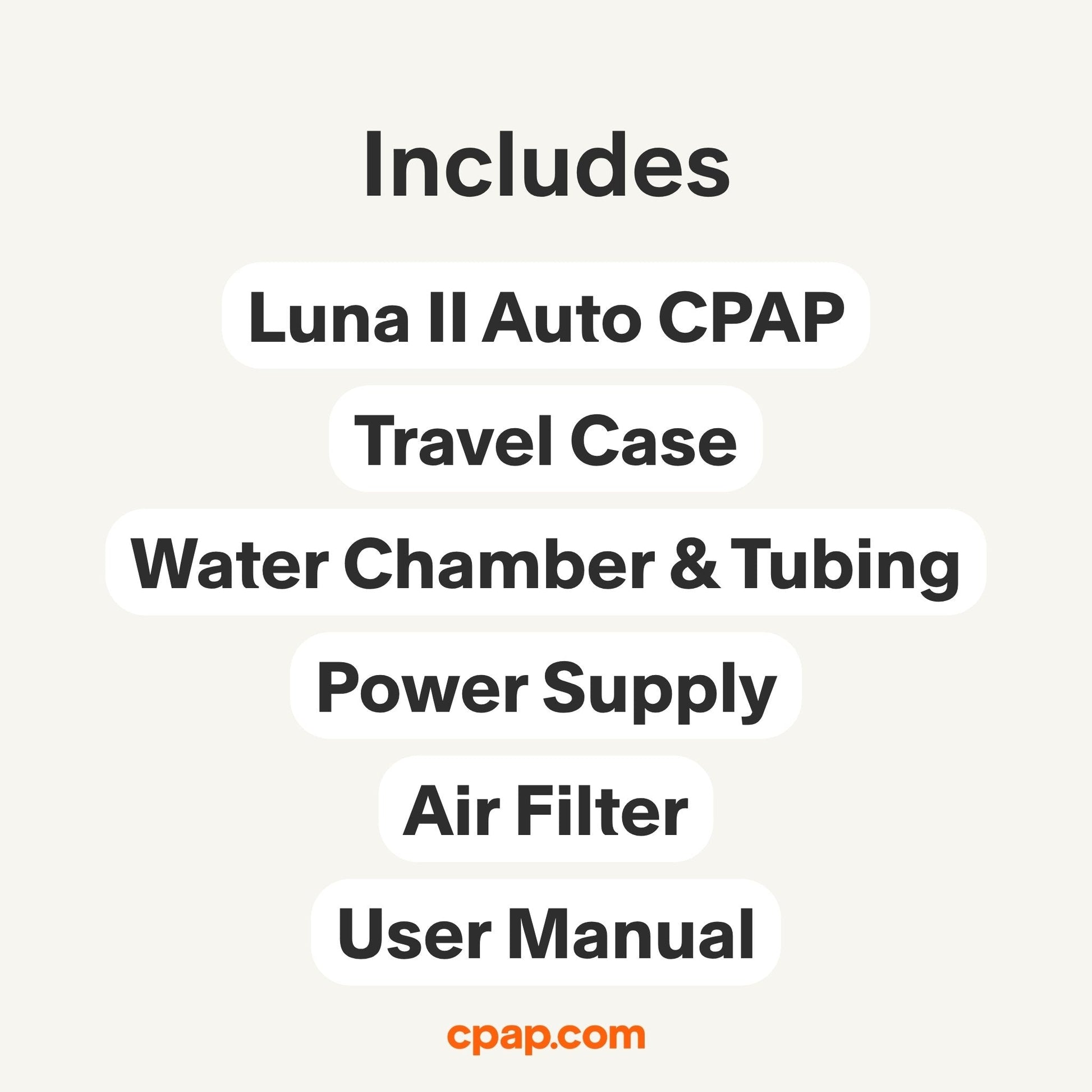 Open Box Luna II Auto CPAP Machine
