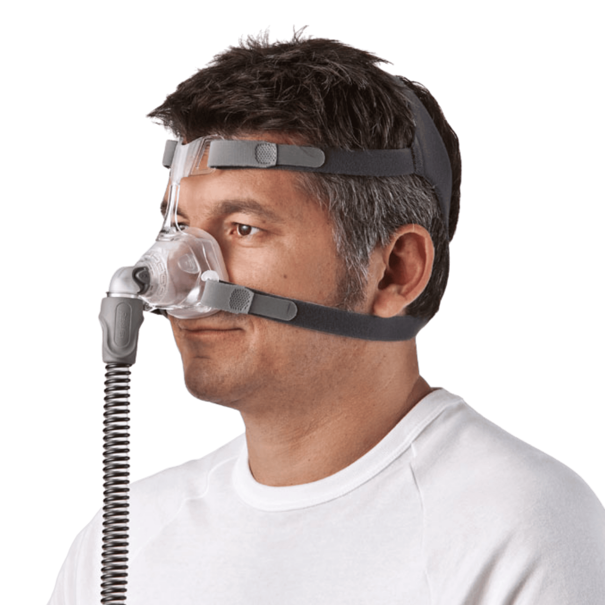 Man wearing mirage fx seen from the side