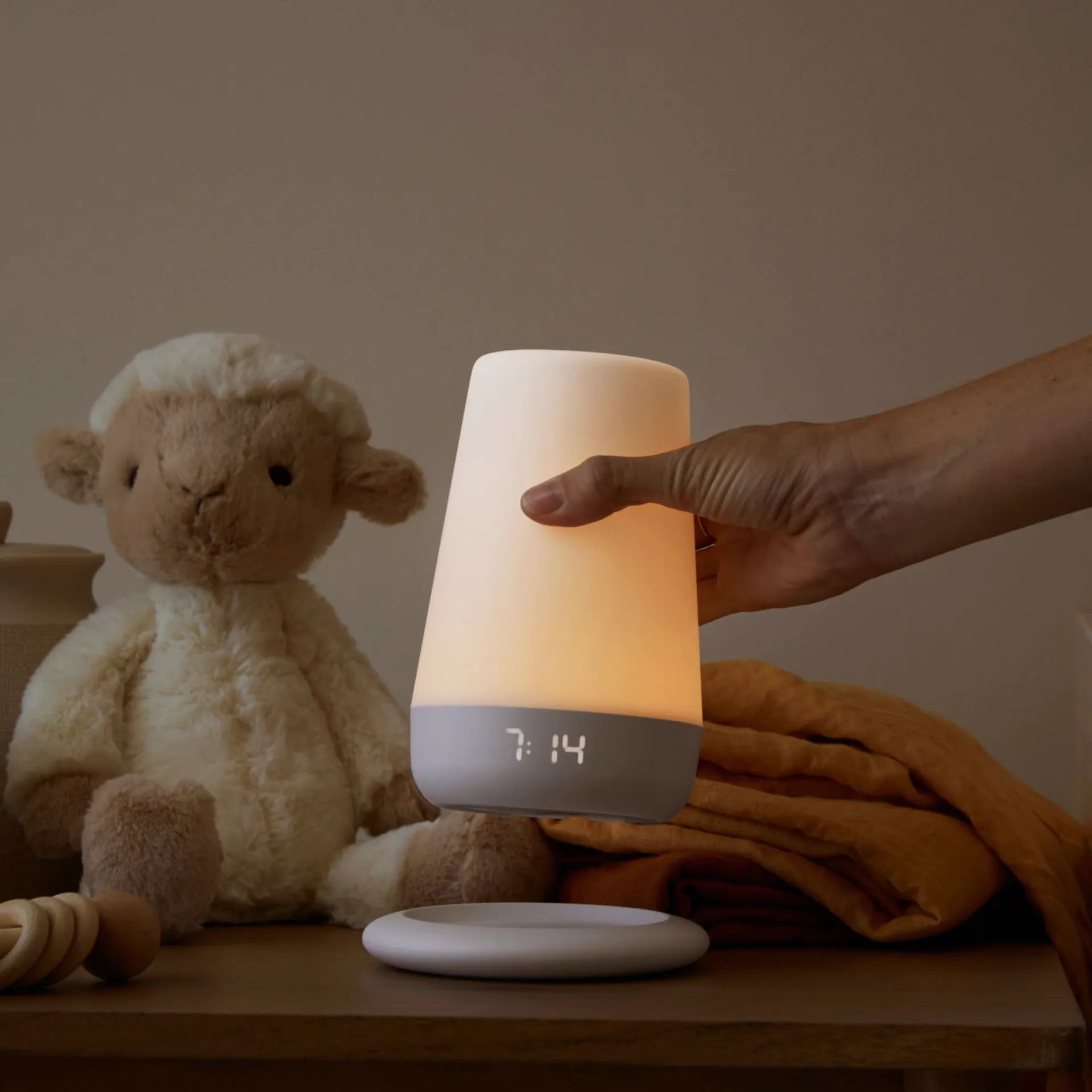 Hatch Rest+ 2nd Gen Sound Machine and Night Light with Recharging Base